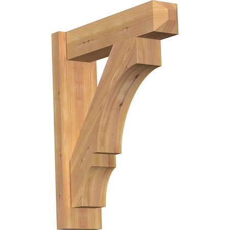 Ekena Millwork Balboa Smooth Craftsman Outlooker, Western Red Cedar, 5 1/2"W x 20"D x 24"H OUT06X20X24BOA04SWR